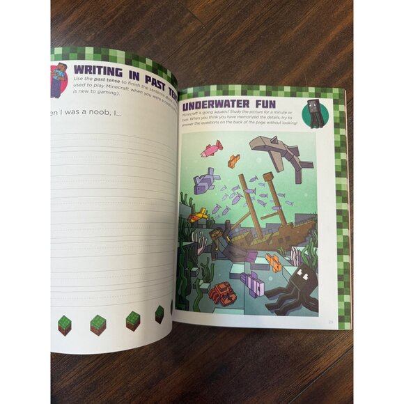 Grade 2 Writing for Minecrafters Workbook NEW - Picture 4 of 4